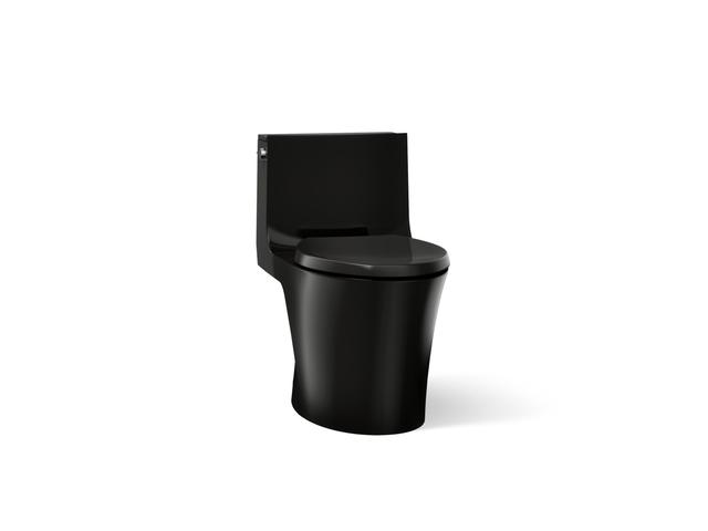 Veil® One-piece elongated toilet with skirted trapway