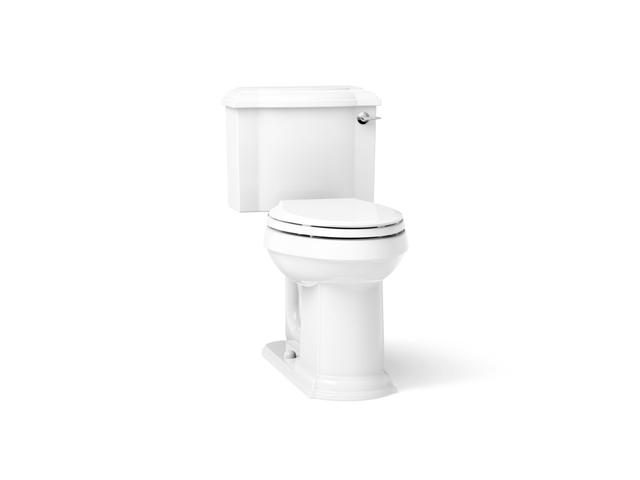 Devonshire® Two-piece elongated toilet, 1.28 gpf
