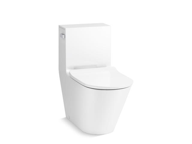 Brazn® One-piece compact elongated toilet with skirted trapway