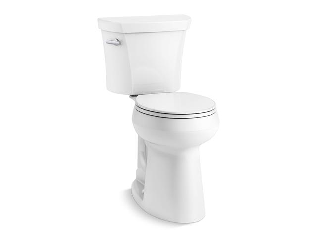 Highline® Tall two-piece round-front toilet, 1.28 gpf