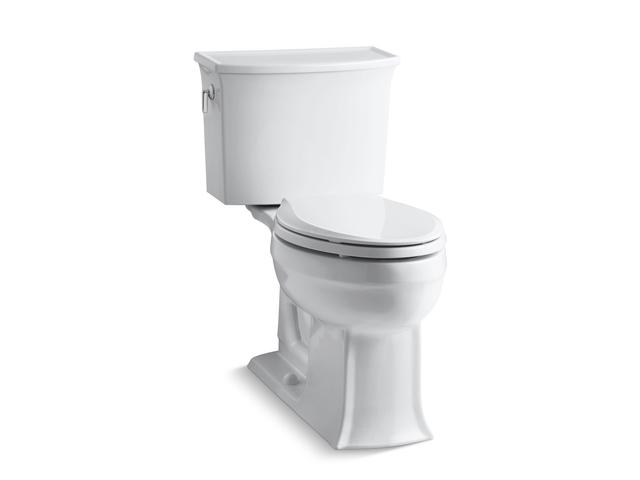 Archer® Two-piece elongated toilet, 1.28 gpf