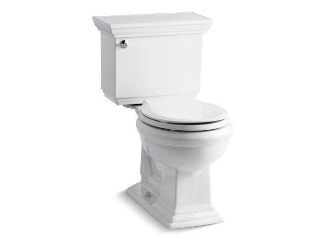 Memoirs® Stately Two-piece round-front toilet, 1.28 gpf