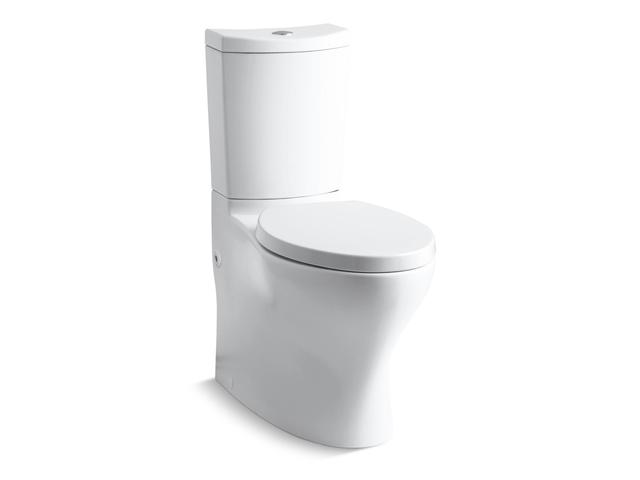 Persuade® Curv Two-piece elongated toilet with skirted trapway