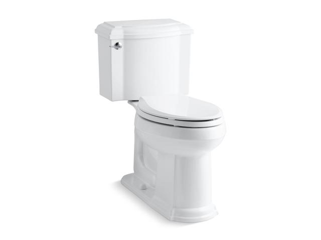 Devonshire® Two-piece elongated toilet, 1.28 gpf