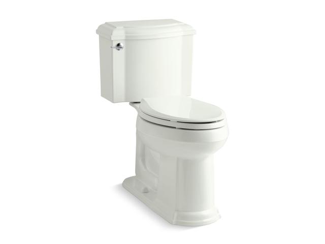 Devonshire® Two-piece elongated toilet, 1.28 gpf