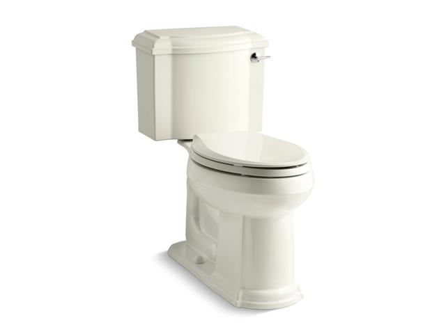 Devonshire® Two-piece elongated toilet, 1.28 gpf