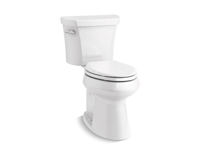 Highline® Two-piece elongated toilet with concealed trapway