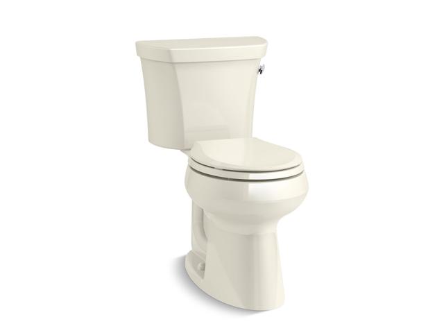 Highline® Two-piece round-front toilet, 1.28 gpf