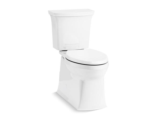 Corbelle® Two-piece elongated toilet with skirted trapway