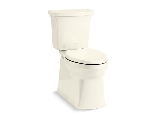 Corbelle® Two-piece elongated toilet with skirted trapway
