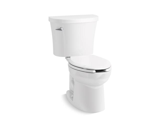 Kingston™ Two-piece elongated toilet, 1.28 gpf