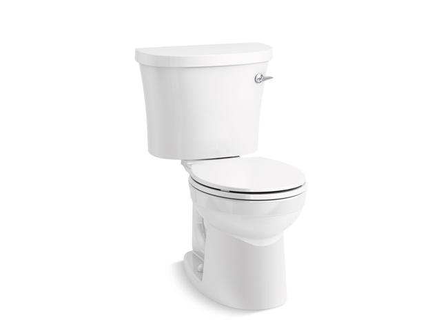 Kingston™ Two-piece round-front toilet, 1.28 gpf