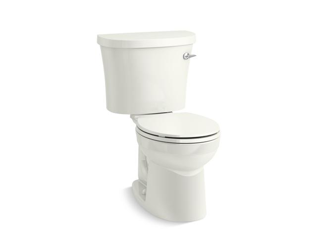Kingston™ Two-piece round-front toilet, 1.28 gpf
