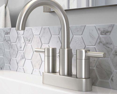 allen + roth Harlow Bathroom Sink Faucet