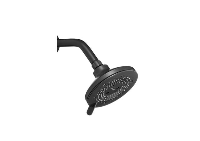 Nebia Yuba 5-Setting Fixed Showerhead Matte Black Finish